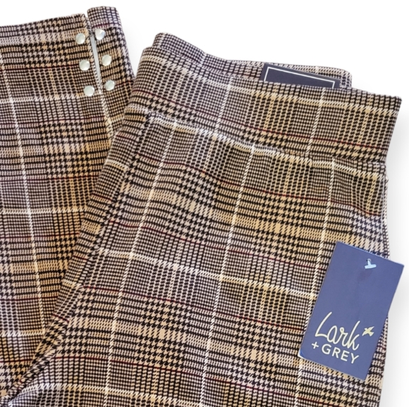 NEW! Pullon Pants Plaid Tartan - Picture 5 of 14